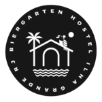 Logo biergarten hostel